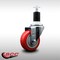 Service Caster 3.5'' SS Red Poly Wheel Swivel 1-1/2'' Expanding Stem Caster SCC-SSEX20S3514-PPUB-RED-112 - alternate 3